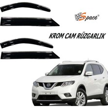 Drs Tuning Krom Cam Rüzgarlığı Nissan X-Trail 2014-2020 / CARU402