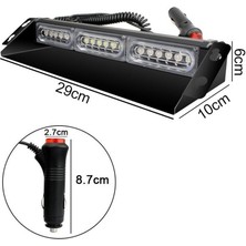 Drs Tuning Çakar Lamba 13 Fonksiyonlu 18 LED 12V Kırmızı-Mavi-Beyaz / LAPA53