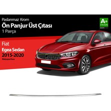 Drs Tuning Fiat Egea Sedan Krom Ön Panjur Üst Çıtası 2015-2020