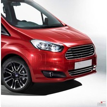 Drs Tuning Ford Courier Krom Ön Tampon Çıta 2 Prç 2014-2017
