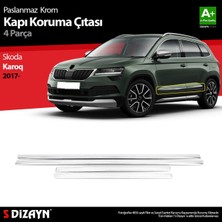 Drs Tuning Skoda Karoq Krom Kapı Koruma Çıtası 4 Prç. 2017 Üzeri