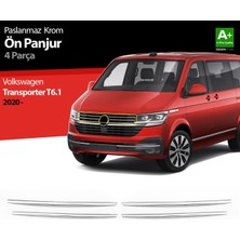 Drs Tuning Volkswagen Transporter T6.1 Krom Ön Panjur 4 Prç. 2020 Üzeri