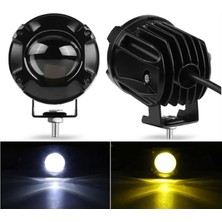 Drs Tuning Offroad Sis Lambası 40W Beyaz-Amber Çakarlı Adet 12-30V / LASS297
