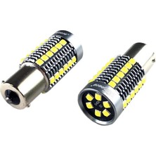 Drs Tuning Full Canbus Gündüz LED Ampul Tek Duy-Düz Tırnak Beyaz 12V 24W / LAAM525