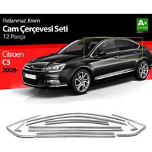 Drs Tuning Citroen C5 Krom Cam Çerçeve Seti 12 Prç 2008 Üzeri (Bütün-Formlu)