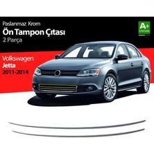 Drs Tuning Volkswagen Jetta Krom Ön Tampon Çıta 2 Prç 2011-2014