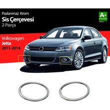 Drs Tuning Volkswagen Jetta Krom Sis Farı Çerçevesi 2 Prç 2011-2014