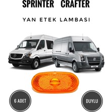 Serkay Oto Sprinter-Crafter Uyumlu Yan Etek Lambası Duylu Ampulsüz 6 Adet