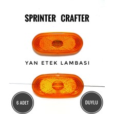 Serkay Oto Sprinter-Crafter Uyumlu Yan Etek Lambası Duylu Ampulsüz 6 Adet