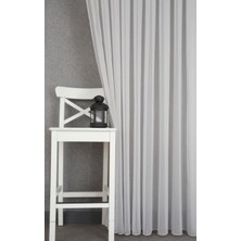 Massarelli Pamuk Dokulu Tül Gri 1-2 Seyrek Pile 100X260