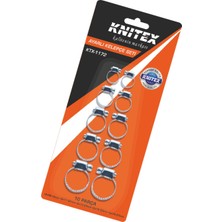 Knitex KTX-1172 Ayarlı Metal Kelepçe Seti 10 Lu-63