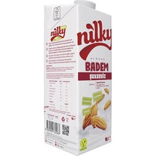 Nilky Bademli Şekersiz Içecek 1l x 2'li
