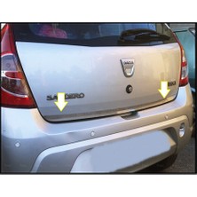 Aktif Oto Krom Dacia Sandero Uyumlu Krom Bagaj Alt Çıtası P.çelik 2008-2012