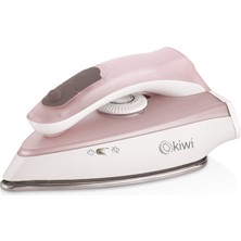 Kiwi Ksı 6316 Çelik Tabanlı Seyahat Ütüsü 1000W Pembe