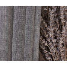 Massarelli Etamin Şantuklu Tül Füme  1-2,5 Orta Sık Pile 100X260