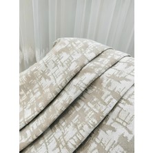Özlü Home Özlü Home pamuklu Koltuk - Çekyat Örtüsü 170X220 Hasır Desen Bej