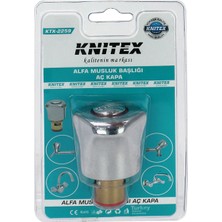 Knitex KTX-2259 Alfa Musluk Başlığı Aç-Kapa Blisterli-49