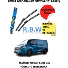 Rbw  Ford Transit Custom (2012-2022) Aracınız Için Özel Muz Tip Silecek Takımı