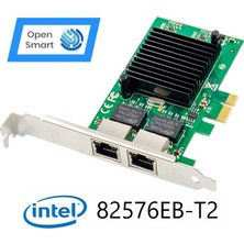 Open Smart 2 Port Intel 82576EB 1gbe Pcıe X1 Ethernet Kart - OPS7239NT