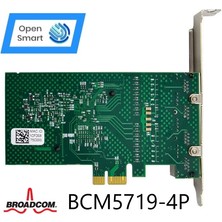 Open Smart 4 Port Broadcom BCM5719-4P 1gbe Pcıe X1 Ethernet Kart - OPS7209BCM