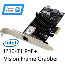 Intel I210AT Single Port 1gbe Poe+ Vision Frame Grabber Nic Adapter - OPS7225NT