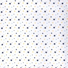 Sevi Bebe Desenli Müslin Bebek Battaniyesi 100X100 ART-353 Yıldız Yağmuru Mavi