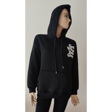 Z&N Style Bay Bayan Ünisex Oversize Kapşonlu Sweatshirt