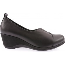 DGN 2331 Kadin Lastik Detayli Dolgu Taban Comfort Ayakkabi