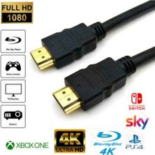 Wozlo HDMI Kablo 4K 3D Ağ Destekli Altın Uçlu 4K 60Hz 18G Bps Ultra Hd 4K HDMI Kablosu - 30CM