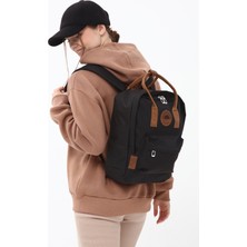 Ramsburry Unisex Su Geçirmez Imperteks Kumaş   Deri Saplı Laptop Bölmeli Sırt Çantası
