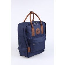 Ramsburry Unisex Su Geçirmez Imperteks Kumaş   Deri Saplı Laptop Bölmeli Sırt Çantası