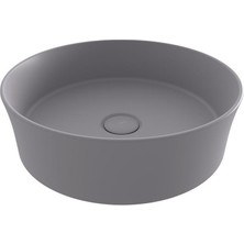 Bocchi Sottile Slim Line Çanak Lavabo 38 cm Mat Gri 1478-006-0125