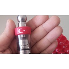 Demet Home 10 Adet Ay Yıldız Silikon Lastik Bant Vape Band 22 mm Vape Bant