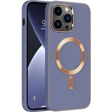 Teknomoda Apple iPhone 13 Mini Kılıf Magsafe Wireless Kablosuz Şarj Uyumlu Suni Deri Hibrit Kapak