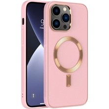 Teknomoda Apple iPhone 13 Mini Kılıf Magsafe Wireless Kablosuz Şarj Uyumlu Suni Deri Hibrit Kapak