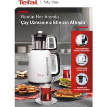 Tefal Cam Demlikli Çaycı Çay Makinesi Beyaz