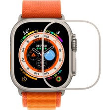 Kny Apple Watch Ultra 49 mm Için Ekran Kenarlarını Koruyan Metal Çerçeve(Sadece Çerçeve)
