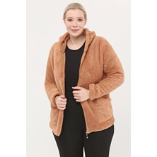 Likapa Welsoft Polar Pelüş Fermuarlı Kapüşonlu Mont