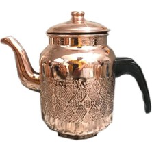 Ymn Bakırcılık Bakır Demlik Işlemeli Gerçek Bakır