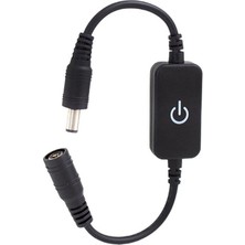 Electroon 12V-24V Dokunmatik On-Off Anahtar Siyah 5.5x2.5mm