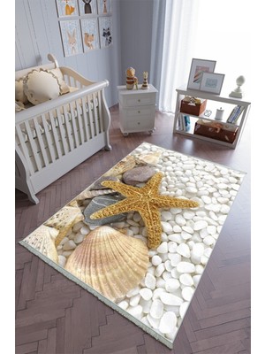 10 Post Onlineçocuk Odası Halısı Çok Renkli Yolluk Kaymaz Yuvarlak Oval Kesme Ince Yıkanabilir Halı