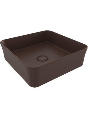 Bocchı Bocchi Sottile Slim Line Tezgah Üstü Lavabo 38 cm Mat Kahve - 1477-025-0125