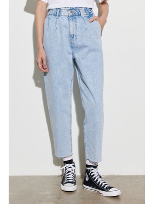 Wrangler Mom Fit Denim Yüksek Bel Jean Kot Pantolon