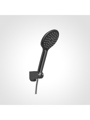 Valtemo VS-7120 Siyah Askılı El Duş Seti Deluxe Black VS-7120