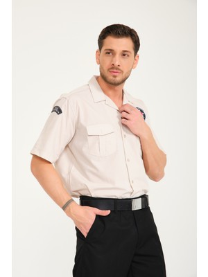 Güvenlik Yazlık Açık Gri Gömlek