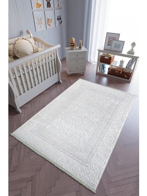 10 Post Onlineçocuk Odası Halısı Gri Mavi Yolluk Kaymaz Yuvarlak Oval Kesme Ince Yıkanabilir Halı