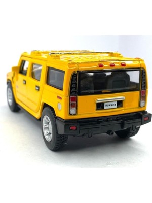 Vardem Kinsmart 2008 Hummer H2 Suv - Çek Bırak Lisanslı Model Oyuncak Araba 1:40 KT5337D