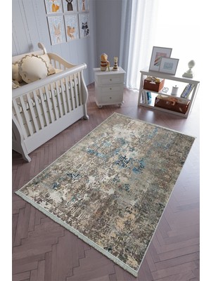 10 Post Onlineçocuk Odası Halısı Metalik Yolluk Kaymaz Yuvarlak Oval Kesme Ince Yıkanabilir Halı