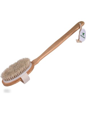 Mbois Doğal Ahşap  Saplı At Kılı Fırçası