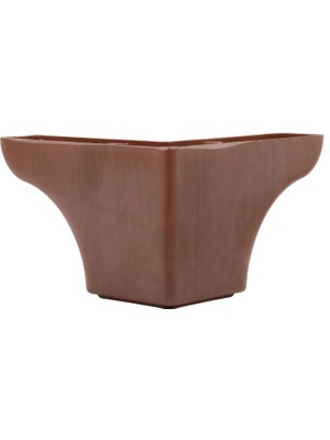 Nzb Lüks Mobilya Kanepe Sehpa Puf Koltuk Ayağı 7.5 cm Kahverengi Ahşap Desenli Baza Ayak